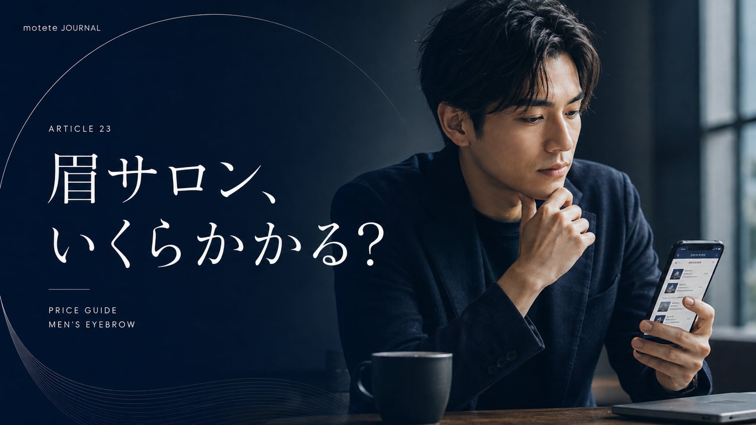 メンズ眉毛サロンの値段相場は?料金の内訳と選び方