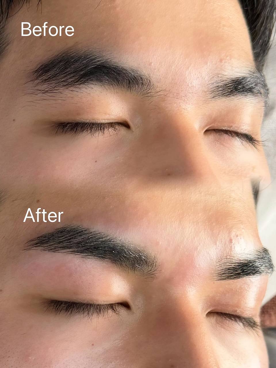 【池袋/メンズ眉毛】眉WAXでつるんと素肌感