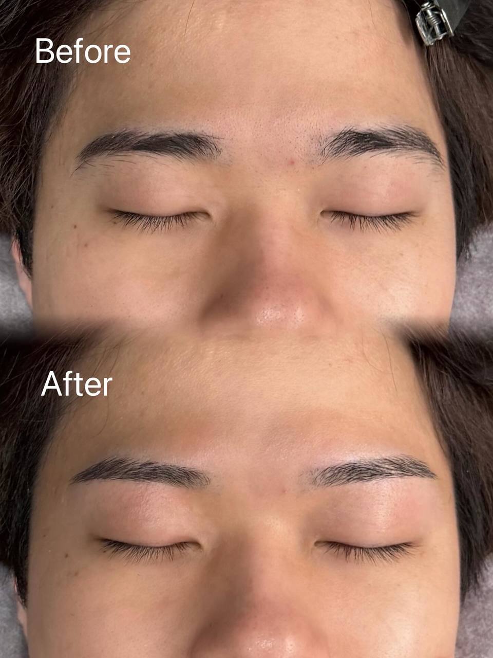 【池袋/メンズ眉毛】眉の毛流れがバラバラ◎