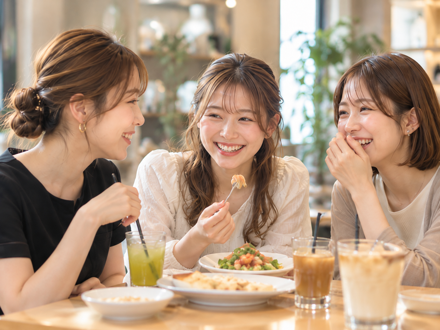 休日にカフェを楽しむイメージ