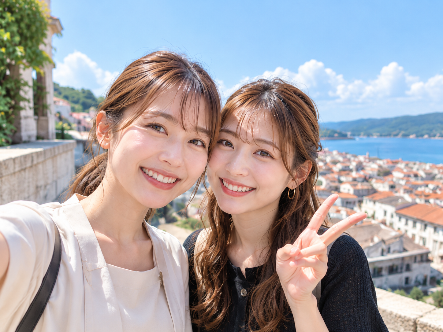 休日に旅行を楽しむイメージ